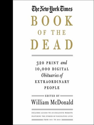 cover image of The New York Times Book of the Dead